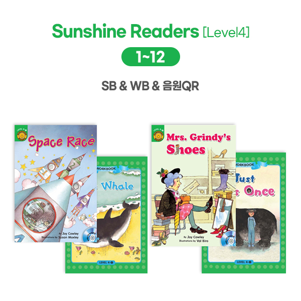 Sunshine Readers Level4 [1~12] (SB+음원QR+WB)